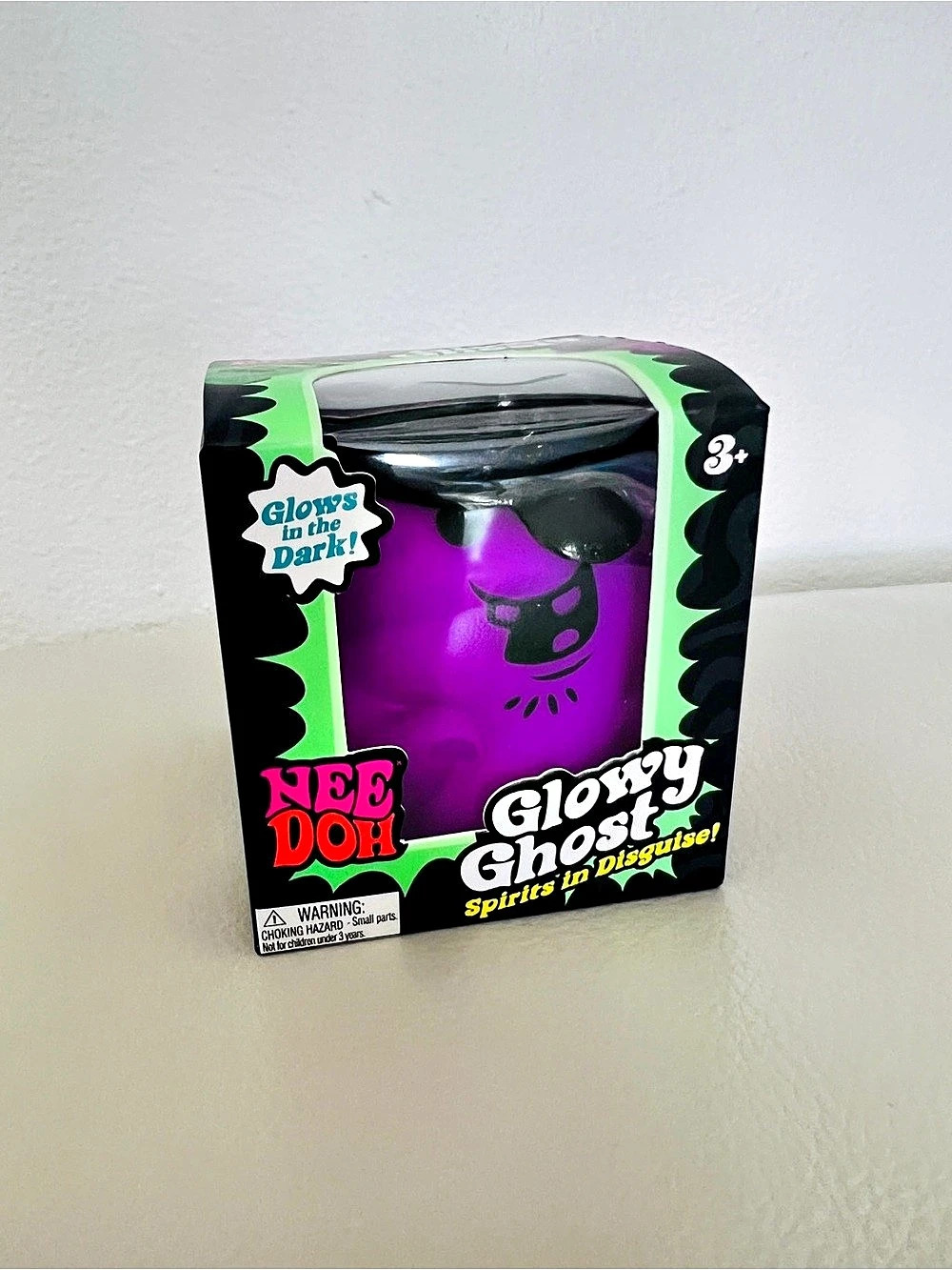 NeeDoh Glowy Ghost Purple